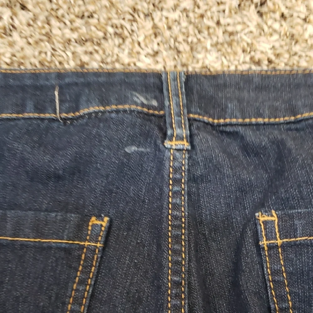 Daisy Fuentes Dark Blue Flare Jeans - Picture 10 of 10